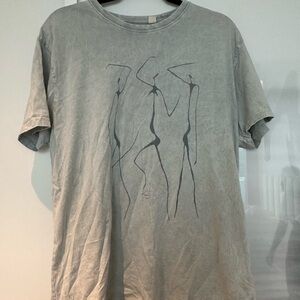 Gray Graphic Men's Shirt